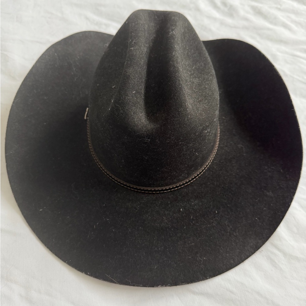 Justin Black Wool Hat - Picture 2 of 6
